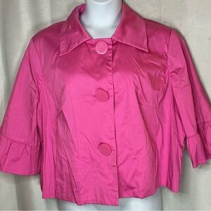 Sandro Pink Button-down Jacket